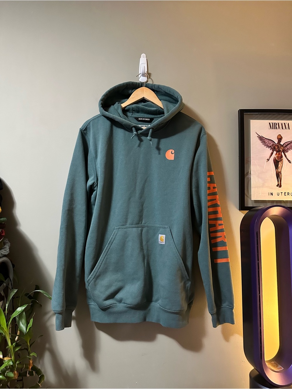 Carhartt Men’s Teal Hoodie